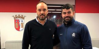 Ari Barros visitou o Sporting Clube de Braga (Portugal)