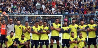 Jogadores remistas realizam atividade física