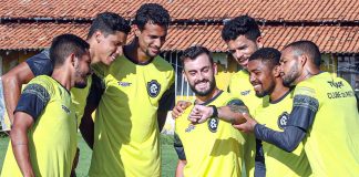 Lukinha, Giovane, Rafael Jansen, Gustavo Ermel, Fredson, Djalma e Wesley