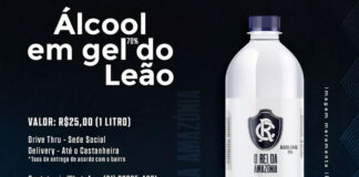 Álcool em gel do Leão