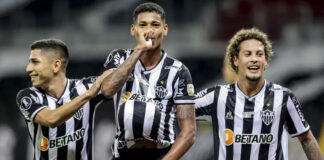 Marrony, Savarino e Guga (Atlético-MG)