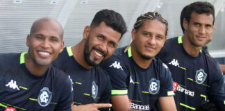 Wellington Silva, Marlon, Felipe Gedoz e Rafael Jansen