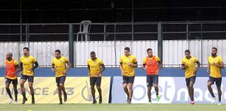 Jogadores remistas realizam atividade física – Foto: Samara Miranda (Clube do Remo)