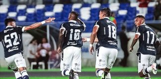 Remo 2×1 Volta Redonda-RJ (Lucas Marques, Muriqui, Richard Franco e Renanzinho) – Foto: Samara Miranda (Clube do Remo)