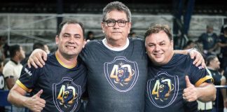 Glauber Gonçalves, Antônio Carlos Teixeira (Tonhão) e Milton Campos – Foto: Divulgação (Clube do Remo)