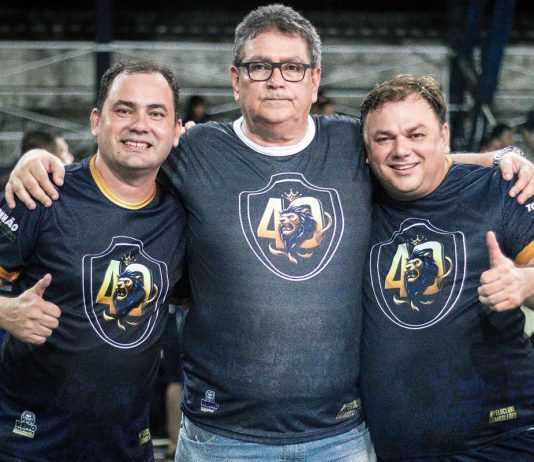 Glauber Gonçalves, Antônio Carlos Teixeira (Tonhão) e Milton Campos – Foto: Divulgação (Clube do Remo)