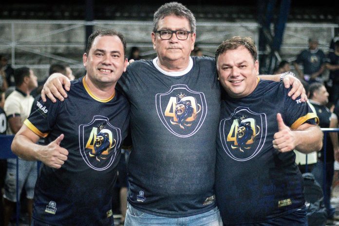 Glauber Gonçalves, Antônio Carlos Teixeira (Tonhão) e Milton Campos – Foto: Divulgação (Clube do Remo)