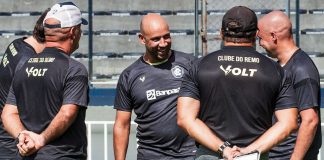 Agnaldo, Fabrício Pimenta, Mariozinho e Ricardo Catalá – Foto: Samara Miranda (Clube do Remo)