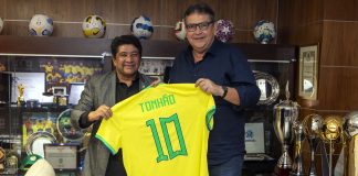 Ednaldo Rodrigues e Antônio Carlos Teixeira (Tonhão) – Foto: Fábio Souza (CBF)