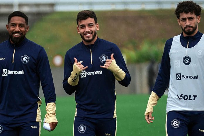 Vidal, Raimar e Guty – Foto: Samara Miranda (Clube do Remo)