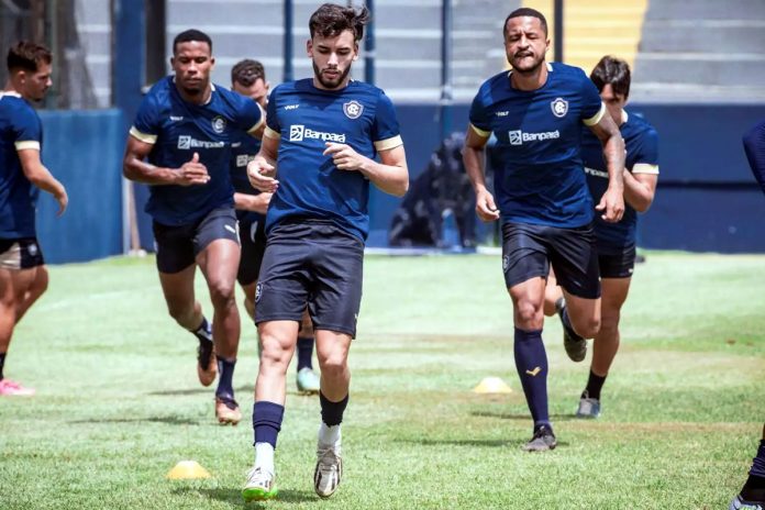 Guilherme Cachoeira, Ribamar, João Afonso, Raimar, Rafael Castro e Matheus Anjos – Foto: Samara Miranda (Clube do Remo)