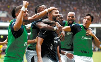 Remo 1×0 São Bernardo-SP (Marco Antônio, Ribamar, Ytalo, Kelvin, Rodrigo Alves e Matheus Anjos) – Foto: Wagner Santana (O Liberal)