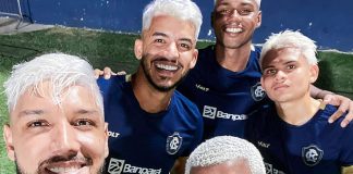 Paulinho Curuá, Bruno Bispo, Adsson, Jaderson e Caio Magalhães – Foto: Samara Miranda (Clube do Remo)