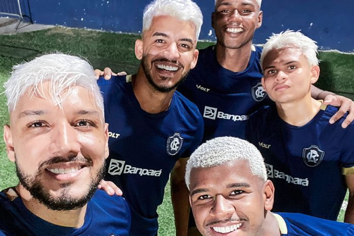 Paulinho Curuá, Bruno Bispo, Adsson, Jaderson e Caio Magalhães – Foto: Samara Miranda (Clube do Remo)